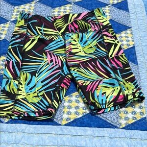 Tropical Print Men's Shorts